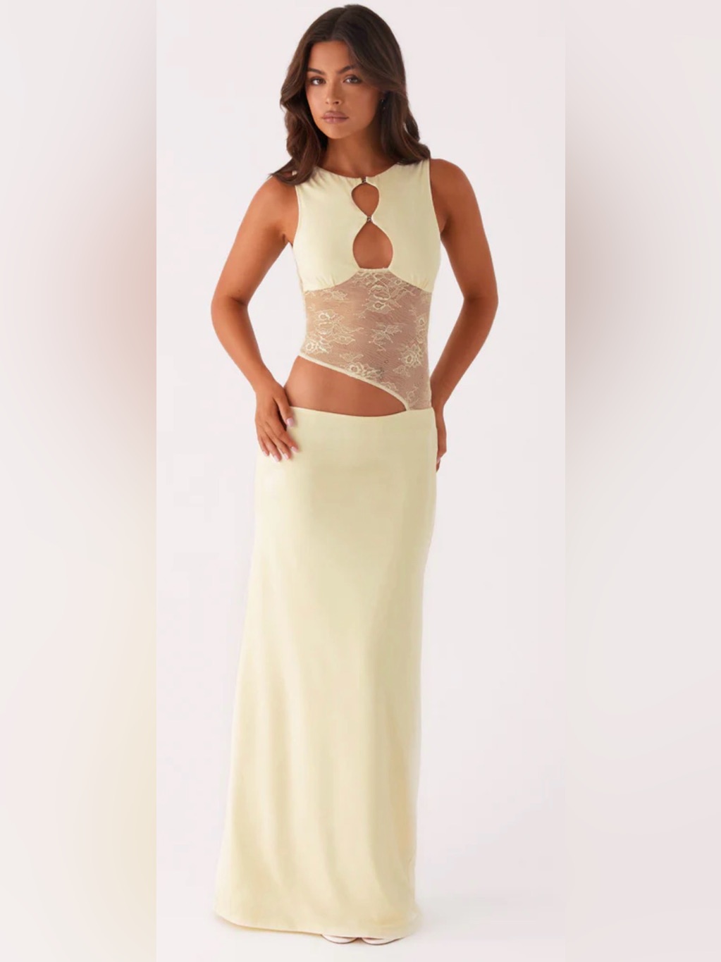 Prophecy Maxi Dress - Yellow - Size 2